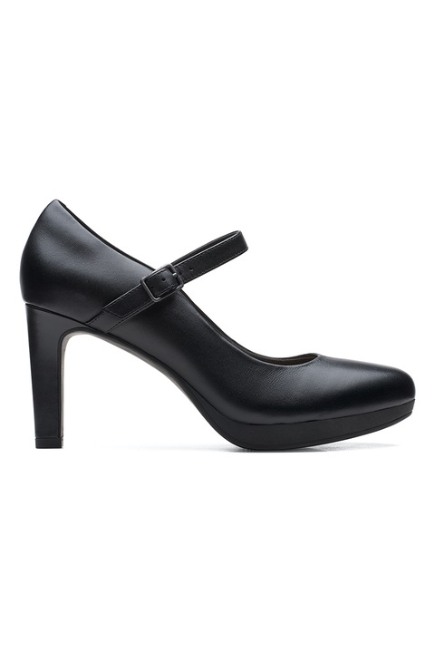 Clarks, Кожени обувки Ambyr Mary Jane, Черен