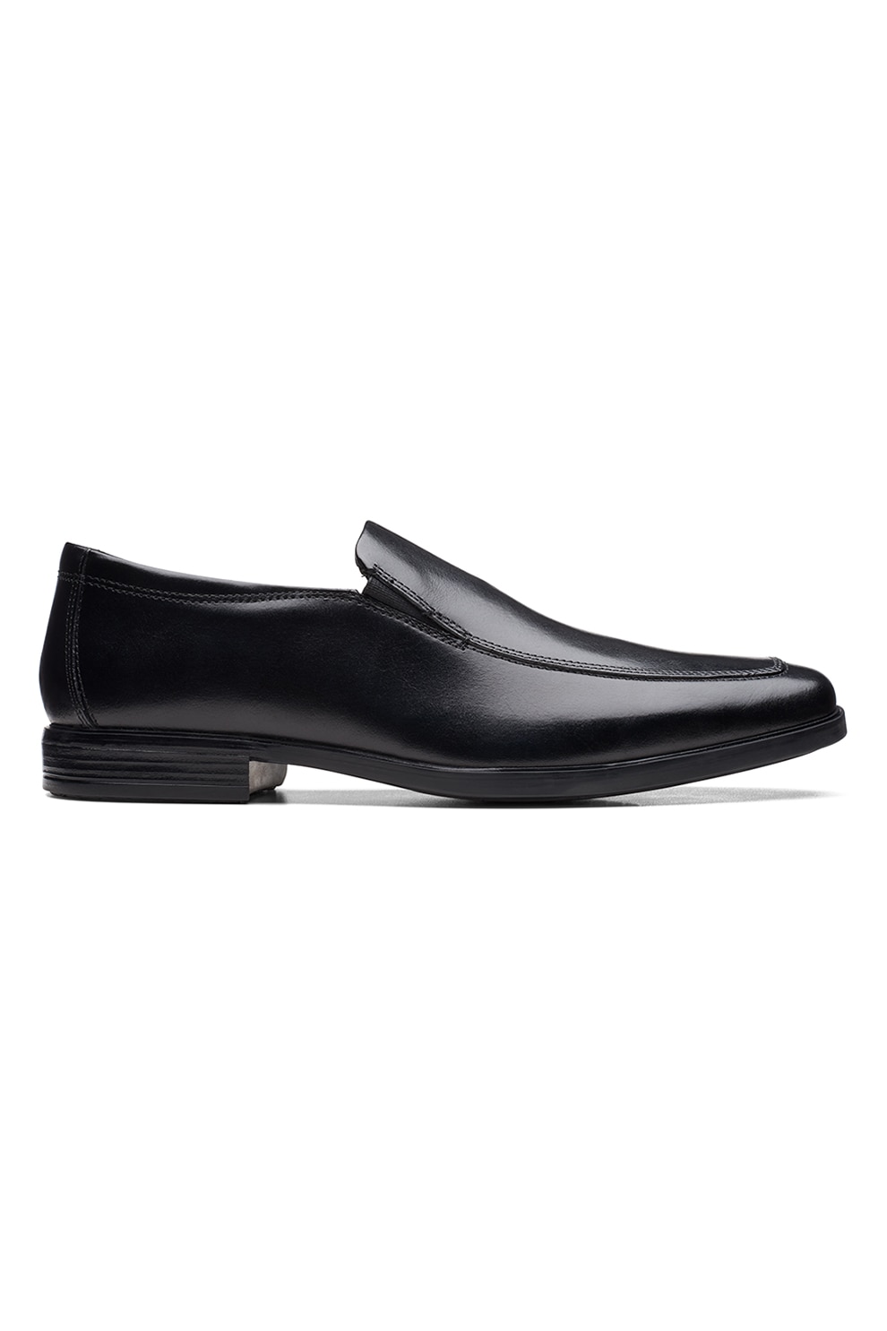 Clarks, Pantofi de piele Howard Edge, Negru, 7