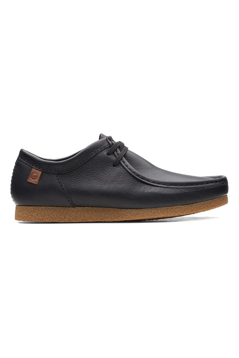 Clarks, Mocasini de piele intoarsa Shacre, Negru