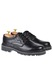 Pantofi barbati casual din piele naturala, cu sireturi, marime 41, negru