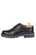 Pantofi barbati casual din piele naturala, cu sireturi, marime 41, negru