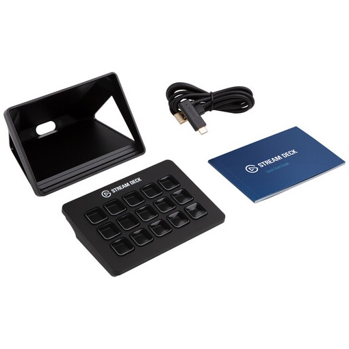 Stream Deck Elgato MK.2, 15 butoane, Stand reglabil, Black - eMAG.ro