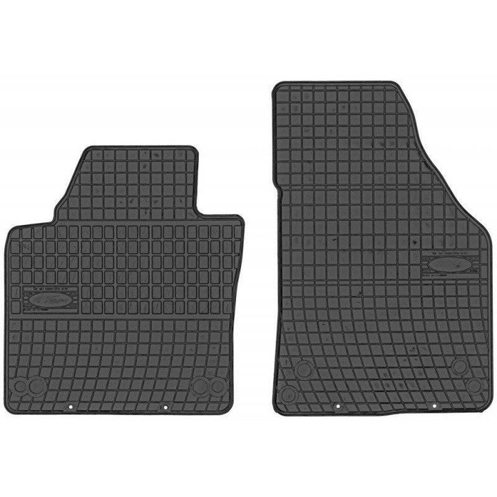 Set 2 presuri cauciuc, compatibile Dacia Dokker Van cu 2 locuri dupa 2012, bordura de 1 cm pentru retinerea lichidului