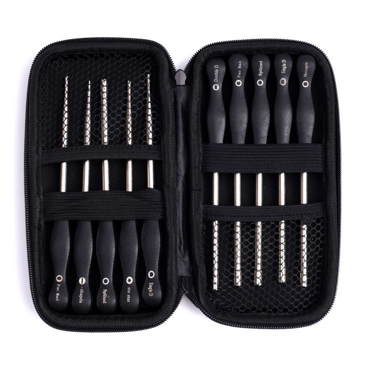 Set 10 chei reglaj carburator, Kraft&Dele KD11246