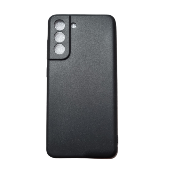 Samsung S21 FE-vel kompatibilis szilikon tok, kamera védelem, fekete, TELGORBCS