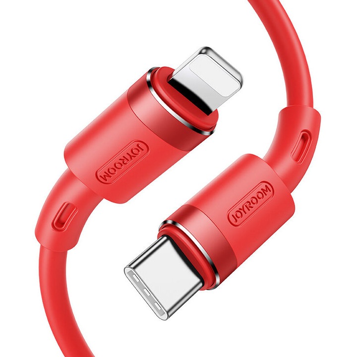 Кабел Joyroom S-1224N9, USB-C към Lightning, PD, 20W, 1.2m, червен