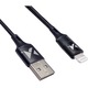 Кабел Wozinsky WUC-L2B, USB към Lightning, 2.4A, 2m, черен
