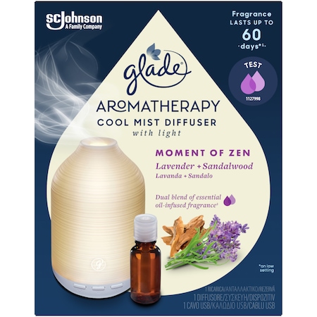 Difuzor Uleiuri Esentiale Glade Aromatherapy Moment of Zen, 17.4ml