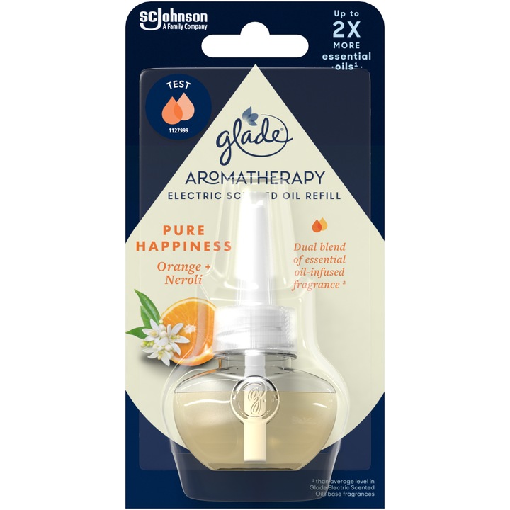 Резерва за електрически апарат Glade Aromatherapy Pure Happiness, 20 мл