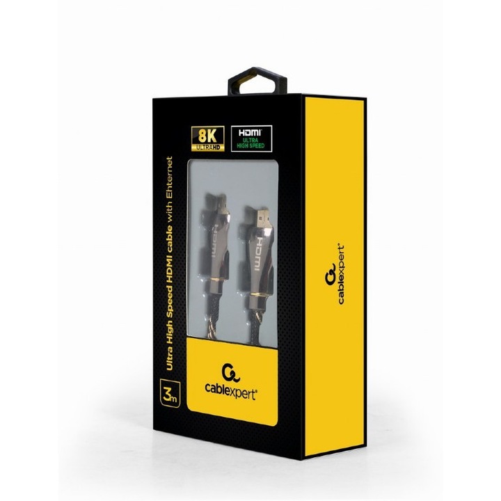 Gembird CCBP-HDMI8K-3M HDMI kábel HDMI A-típus (Standard) Fekete