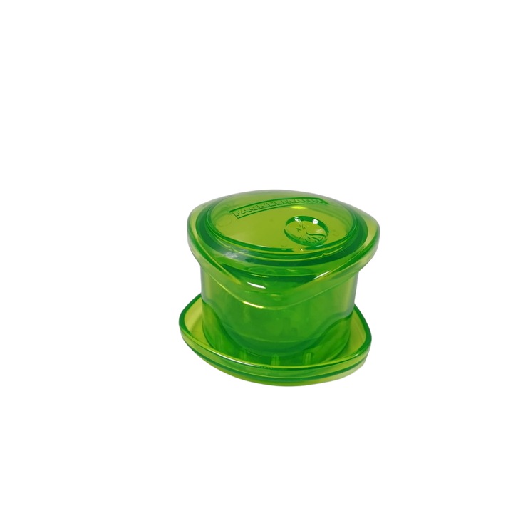 Tocator usturoi, Fackelmann, cu lame din plastic, verde