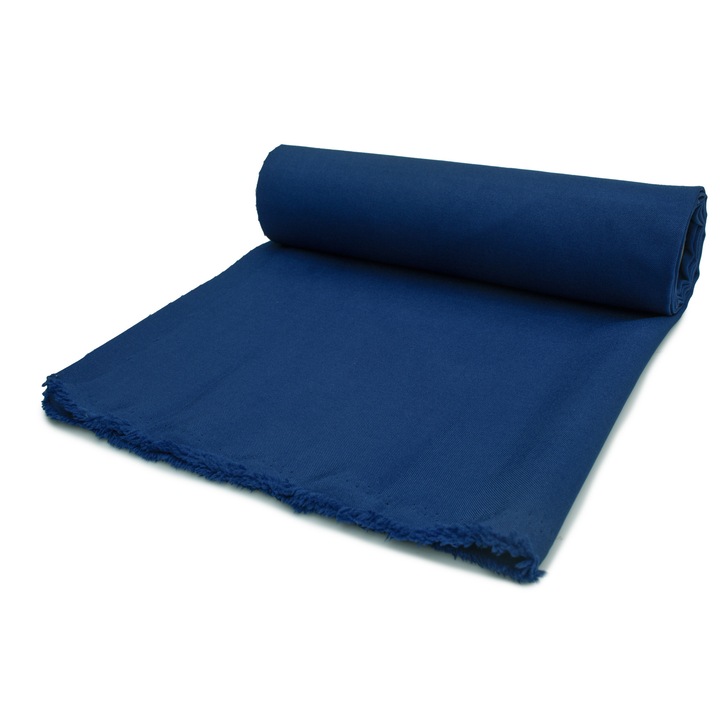 Tesatura Minimatt, Panama, Albastru roial, 50 cm x 150 cm