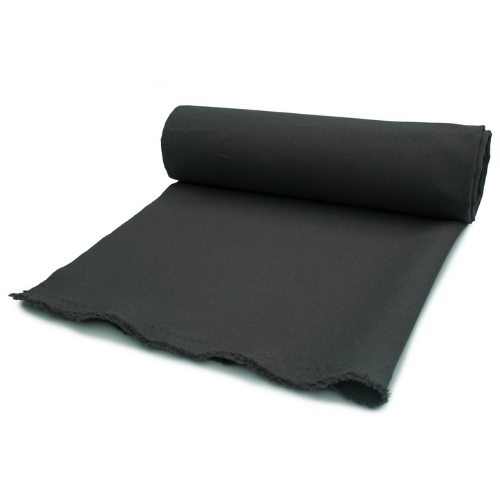 Текстил, Минимат, Панама, Тъмно сив, 50 см x 150 см