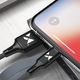Кабел от USB към Lightning Wozinsky, 2.4A, 1m, Черен