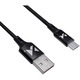 Кабел Wozinsky WUC-M1B, USB към Micro USB, 2.4A, 1m, черен