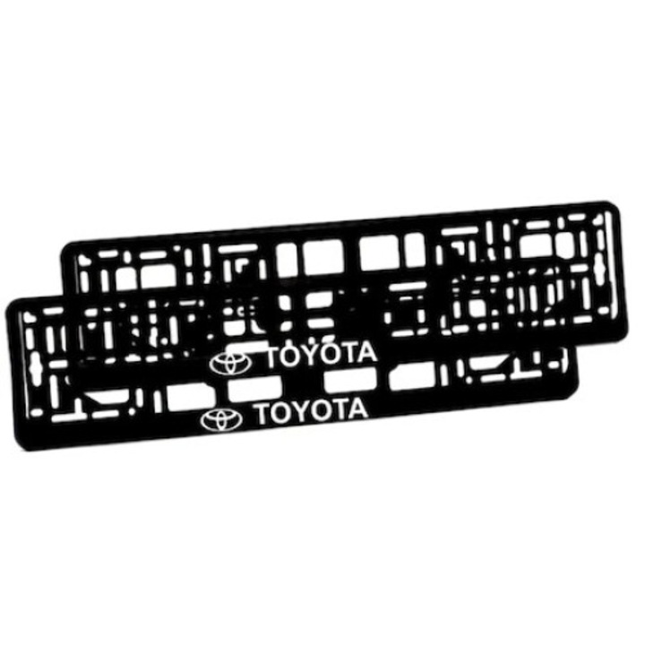 2 db személyre szabott Toyota rendszámtartó készlet