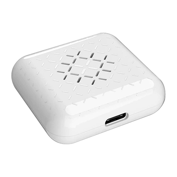 Adaptor USB wireless Apple Carplay Carlinkit 3.0 Mini pentru autoturisme, alb