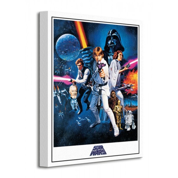 Star Wars IV. epizód: Egy új remény vászonkép, 30x40 cm, WDC92452