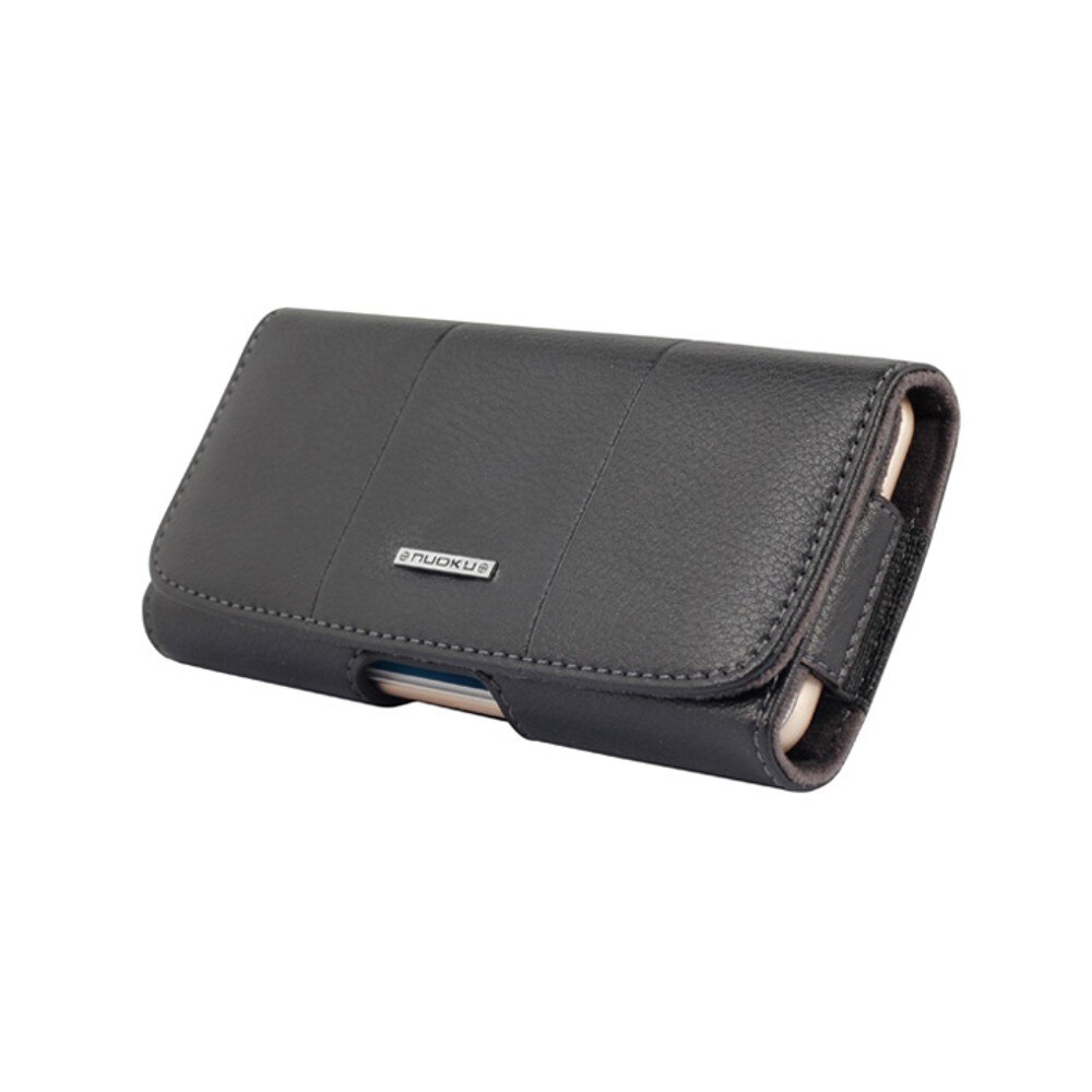 Toc din piele pentru curea NUOKU Hero de 4 inchi, negru