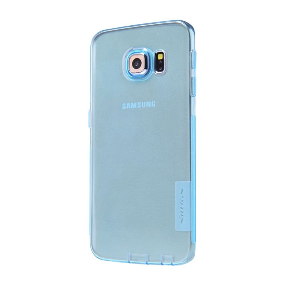 Husa silicon Nillkin pentru Samsung Galaxy S6 Edge Plus, Bleu