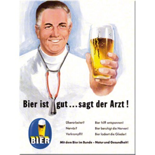Magnet frigider - Bier ist gut - Doctor