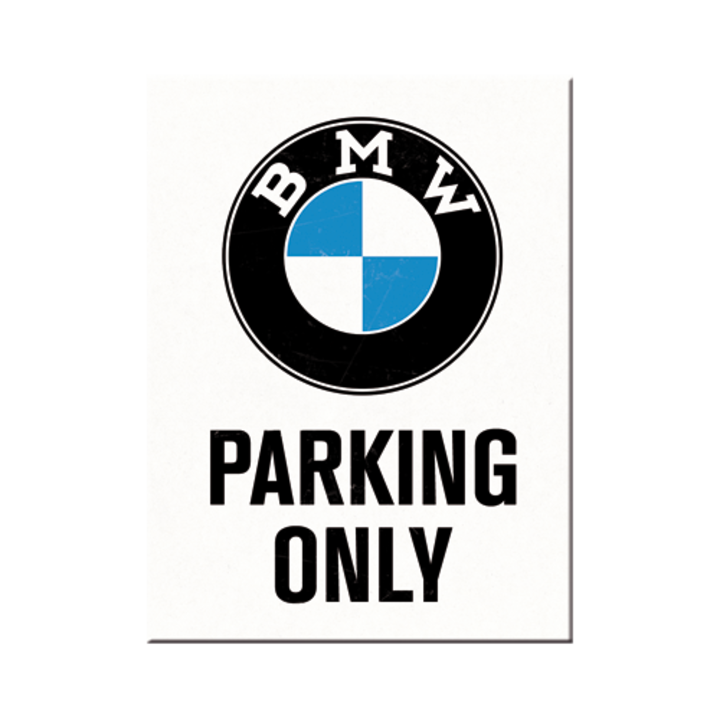 Magnet frigider - BMW - Parking Only
