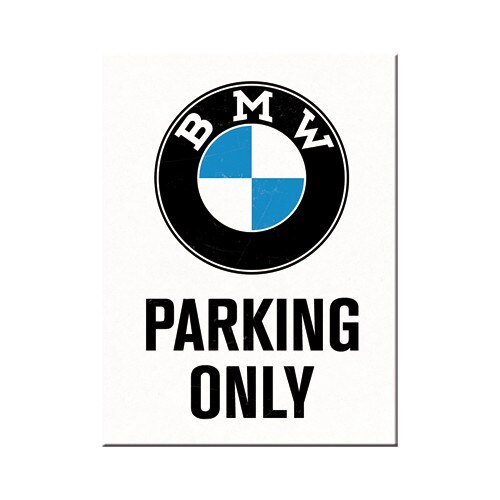 Magnet frigider - BMW - Parking Only