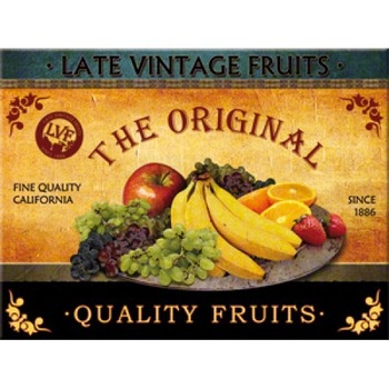 Magnet frigider - Late Vintage Fruits Magnet frigider - Late Vintage Fruits