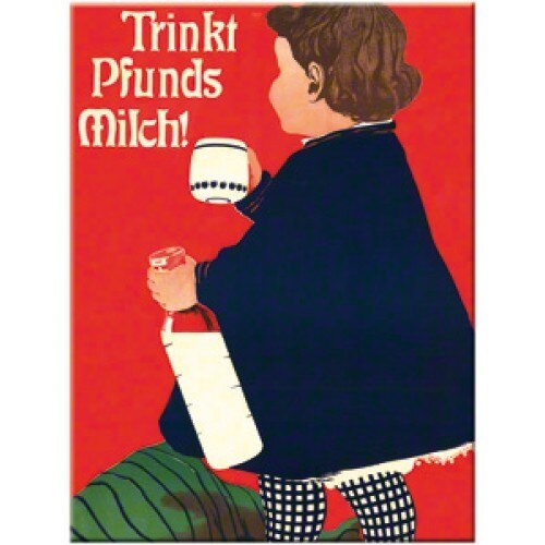 Magnet frigider - Trinkt Pfunds Milch