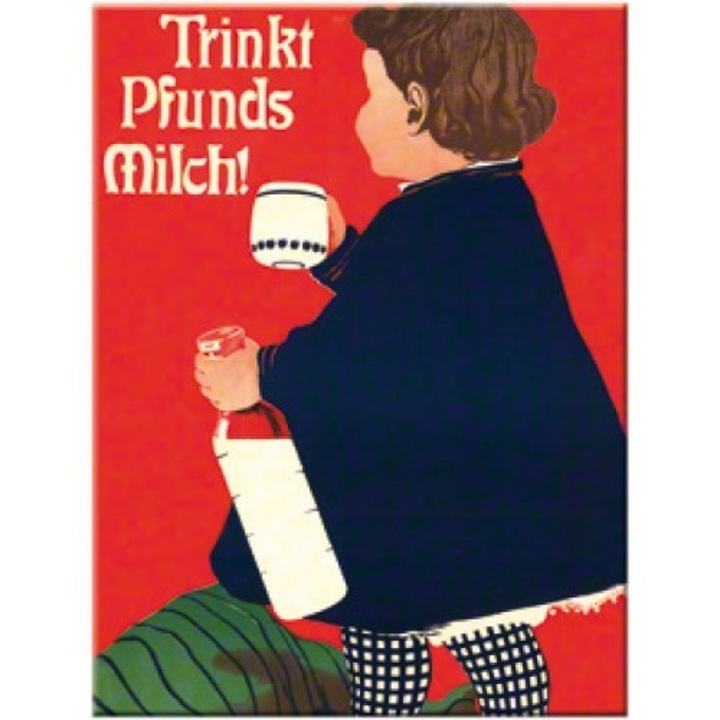 Magnet frigider - Trinkt Pfunds Milch