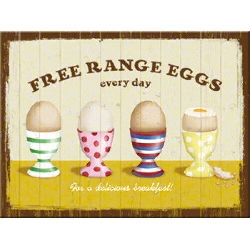 Magnet frigider - Free Range Eggs