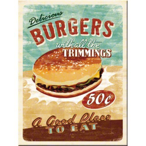 Magnet frigider - Burgers