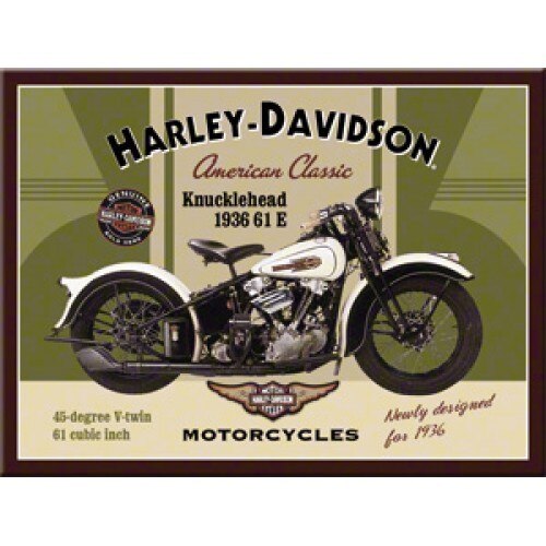 Magnet frigider - Harley Davidson Knucklehead