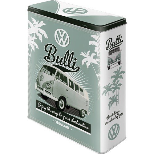 Cutie de depozitare metalica - Volkswagen Retro Bulli 8x19x26cm