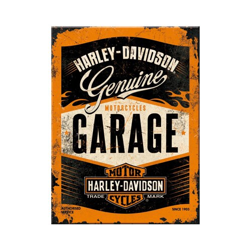 Magnet frigider - Harley Davidson Garage