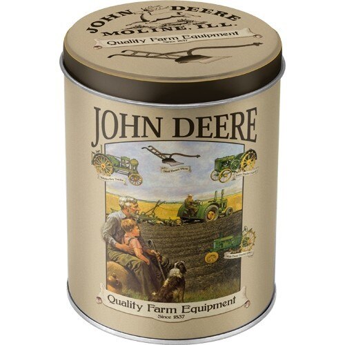 Cutie de depozitare metalica - John Deere 10x13 cm