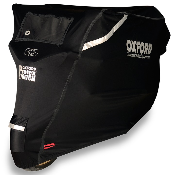 Oxford Protex Premium Stretch Fit motorponyva , fekete/szürke, méret S