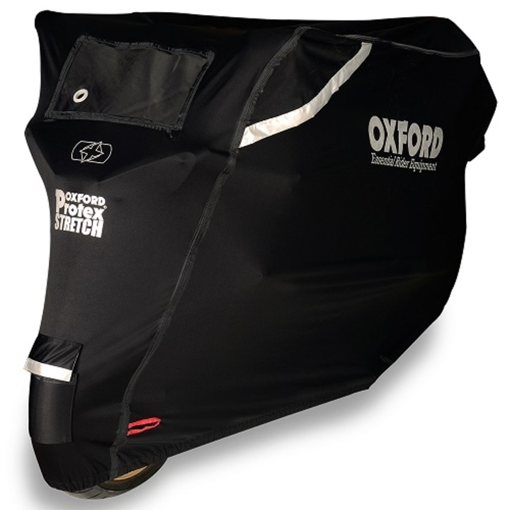 Oxford Protex Premium Stretch Fit motorponyva , fekete/szürke, méret M