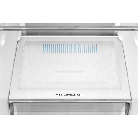 Frigider side by side Toshiba GR-RS780WE-PGJ, 584l, Max-Humid Fresh, Dual Alloy Cooling, Pure BIO, Origin Inverter, Humidity Control, Clasa E, H 179.3 cm, Sticla neagra