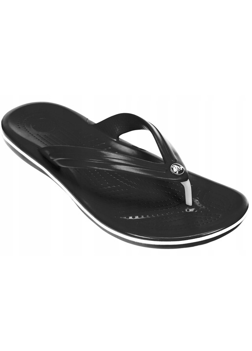 Crocs Flip-flops unisex Crocs Crocband™ Flip alb-negru 11033-001