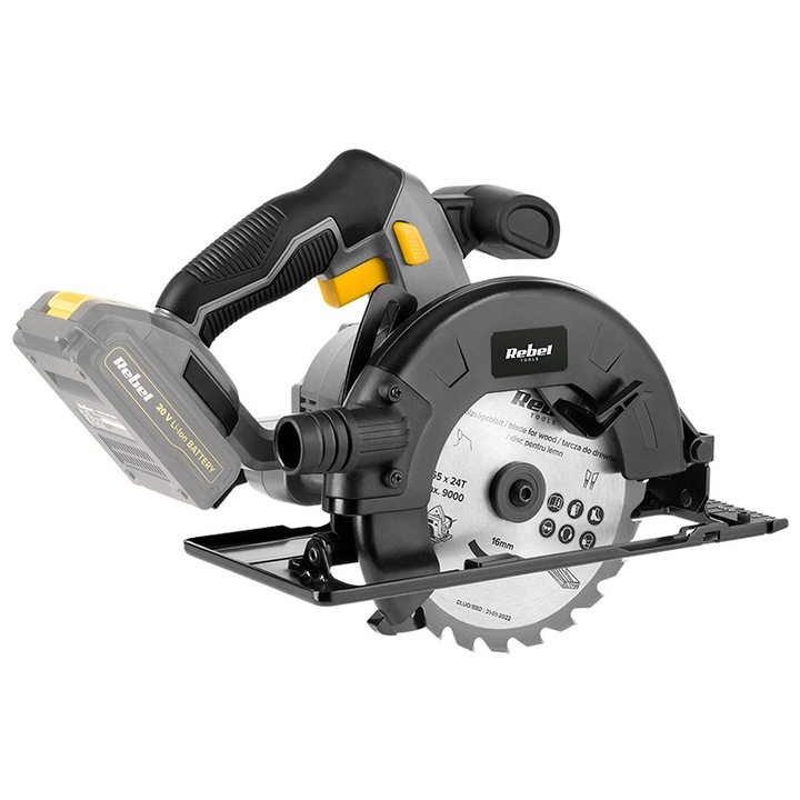 Fierastrau circular cordless, Fara baterie si incarcator RB-1032