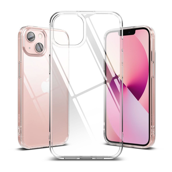 Husa pentru Apple iPhone 13, din Policarbonat, Ringke, Culoare Transparenta