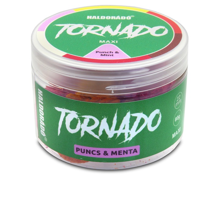 Pelete, Haldorado, Tornado MAXI 22mm - Punci si Menta 80g