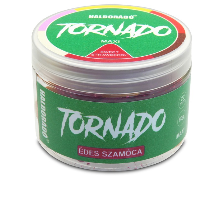 Pelete, Haldorado, Tornado MAXI 22mm - Capsuni Dulci 80g