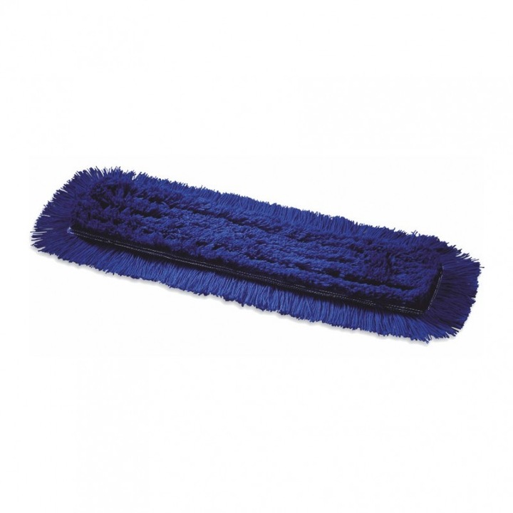 Mop acrilic cu buzunare, albastru, 60 cm