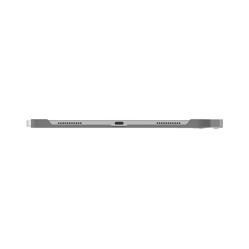 Husa SwitchEasy CoverBuddy - carcasă din policarbonat (cu compartiment pentru Apple Pencil 2) pentru iPad Air 4 (2020) (compatibilă cu Apple Smart Keyboard, Magic Keyboard, Smart Folio) (gri închis)