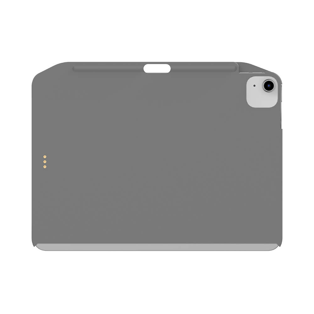 Husa SwitchEasy CoverBuddy - carcasă din policarbonat (cu compartiment pentru Apple Pencil 2) pentru iPad Air 4 (2020) (compatibilă cu Apple Smart Keyboard, Magic Keyboard, Smart Folio) (gri închis)