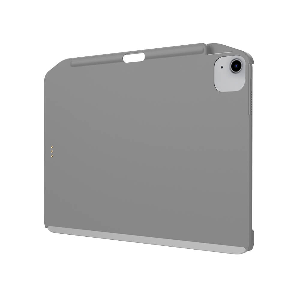 Husa SwitchEasy CoverBuddy - carcasă din policarbonat (cu compartiment pentru Apple Pencil 2) pentru iPad Air 4 (2020) (compatibilă cu Apple Smart Keyboard, Magic Keyboard, Smart Folio) (gri închis)