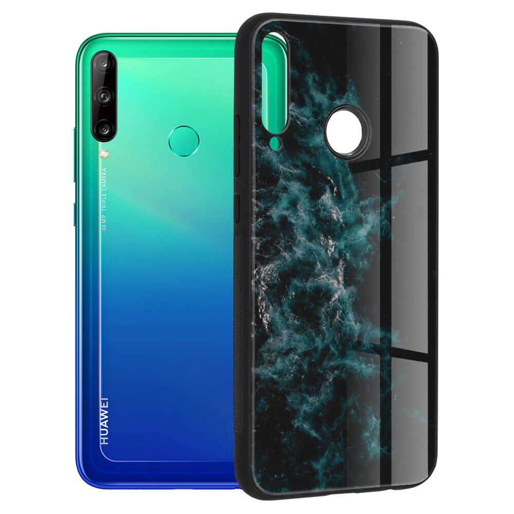 Funda Libro Soporte Con Ventana Para Huawei P40 Lite Negra con Ofertas