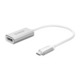 Orico XC-103 adapter, C típusú USB dugasz-DP aljzat adapter, 0,15 m, ezüst